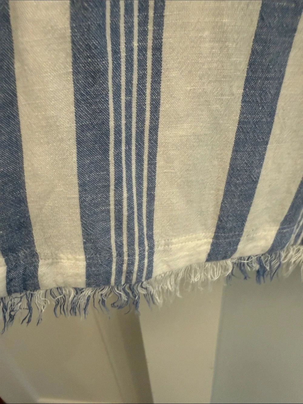 Altar'd State Blue and White Striped Top - Picture 6 of 7